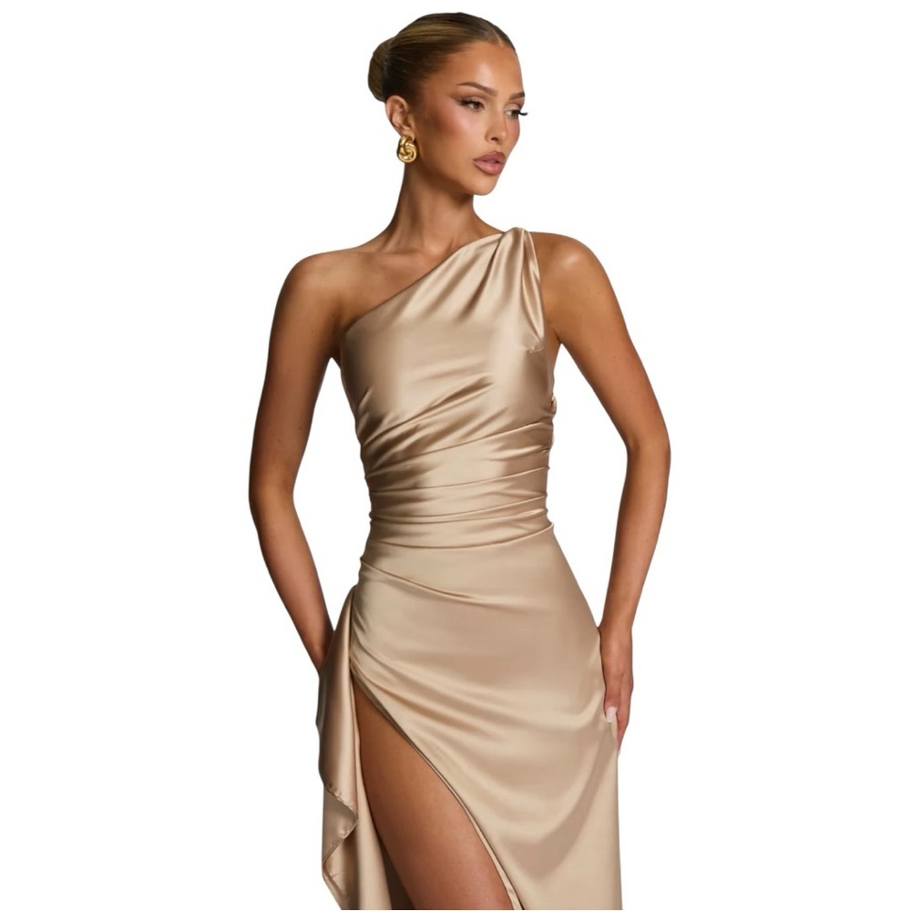 Babyboo Ariel Satin Maxi Dress - Picture 2 of 8